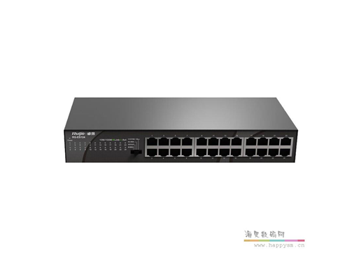 锐捷 RG-ES124 交换机 24口 百兆