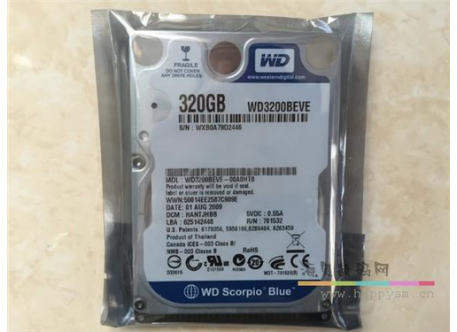 西部数据 320G 笔记本硬盘 机械