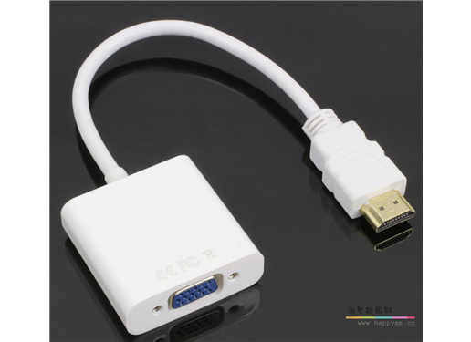 枫树人 HDMI 转 VGA 高清线 FSR-HV604 0.2米 转机头