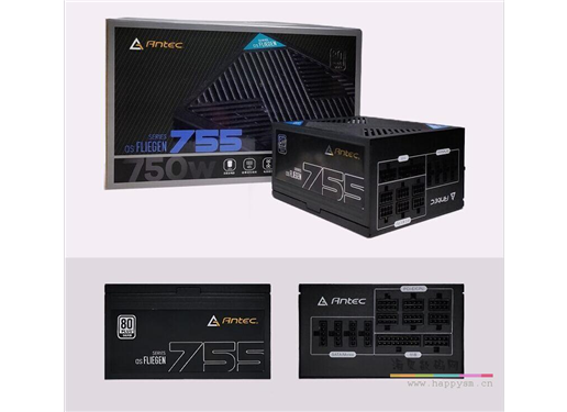 安钛克 AS Fliegen555 655 755 银牌全模组 日系电容 宽幅电压 150mm短电源 as Fliegen655 650w 全模组电源