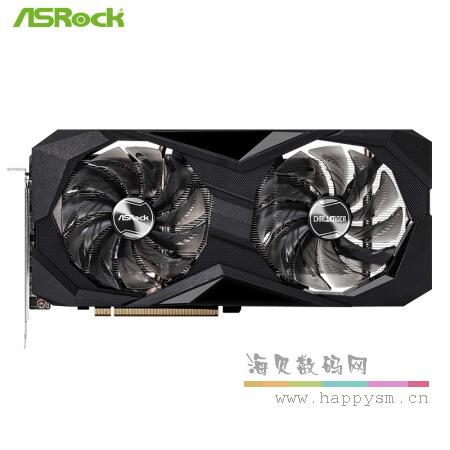 华擎 RX6600XT 8GB OC显卡 7nm AMD RDNA 2架构 游戏显卡