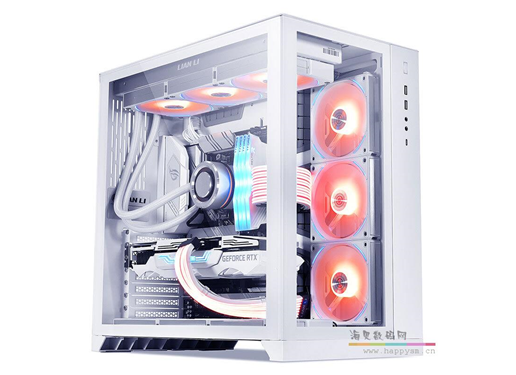 联力 包豪斯 O11D 机箱台式机电脑游戏水冷360全侧透钢化玻璃全塔机箱