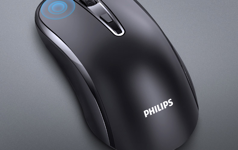 飞利浦 SPK7214 有限 鼠标 静音 好手感 M214 鼠标