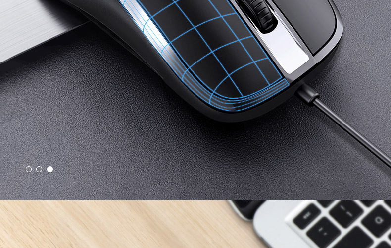 飞利浦 SPK7214 有限 鼠标 静音 好手感 M214 鼠标