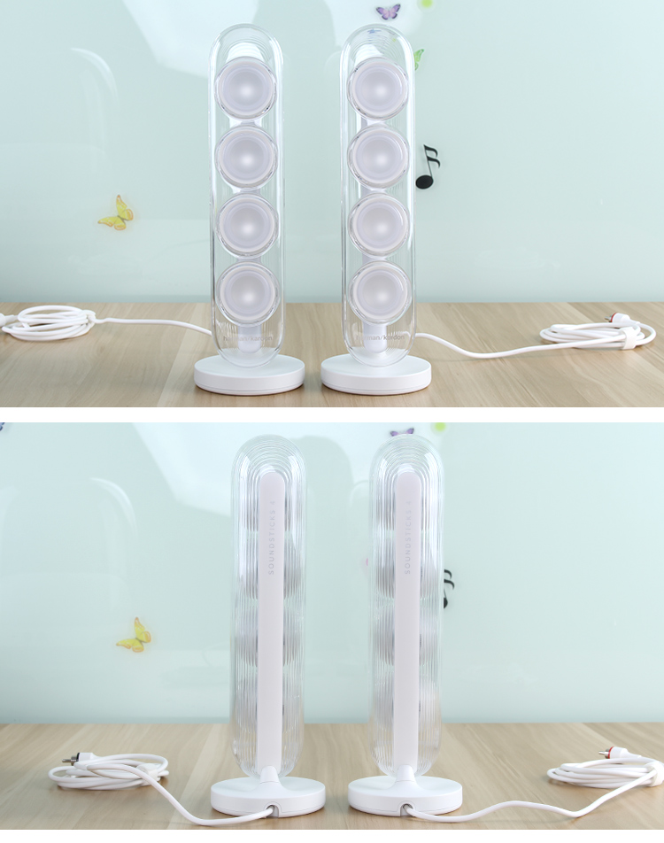 哈曼卡顿  soundsticks 4  水晶4代音响 电脑/电视音箱/音响 室内桌面音响 多媒体低音炮