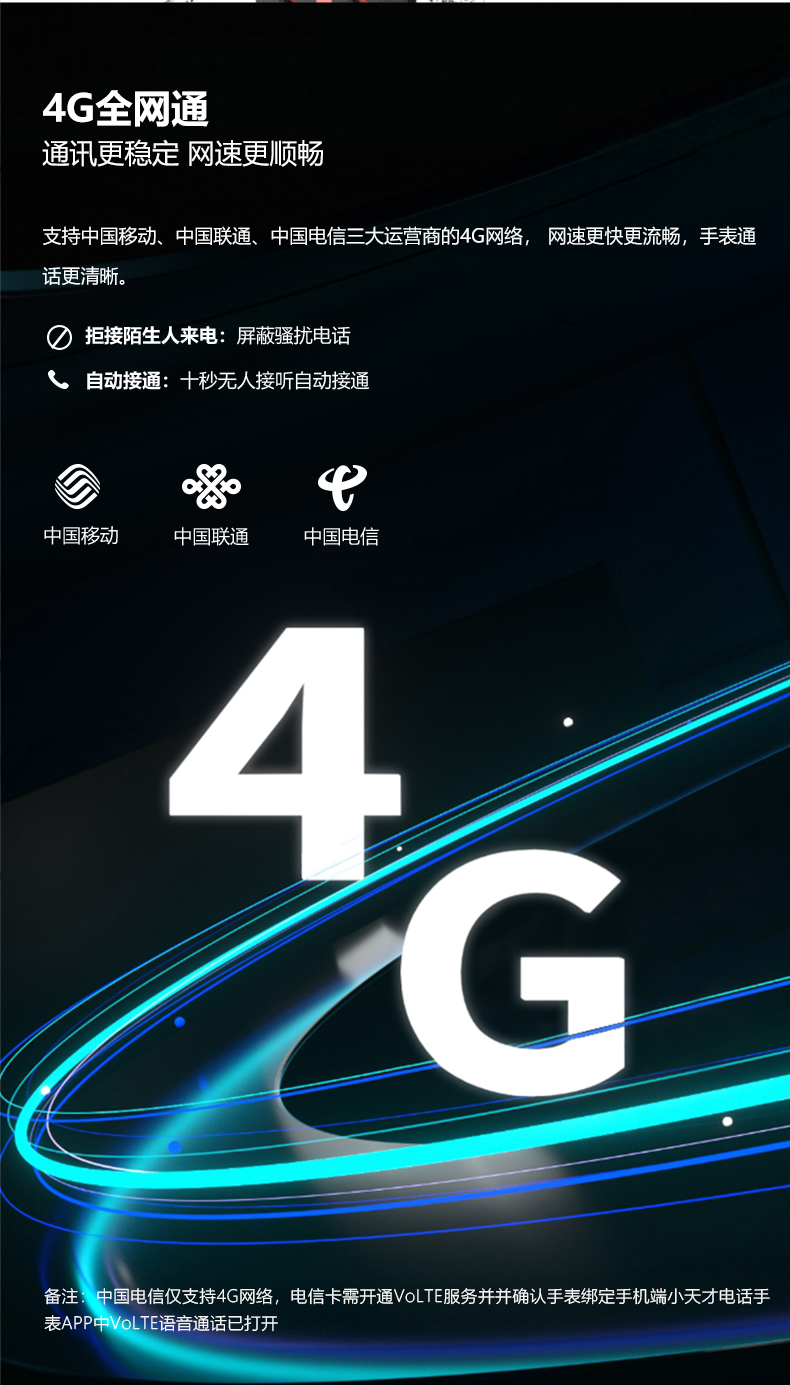 小天才 Q1  儿童电话手表 4G全网通定位智能防水小学生初中生男女孩视频电话手表D2官方正品Q1