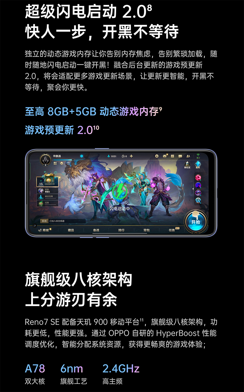 OPPO Reno 7  SE 5G手机