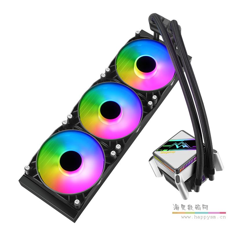 鑫谷 昆仑 KL-360水冷KL-240冷排台式机电脑CPU散热器ARGB支持12代