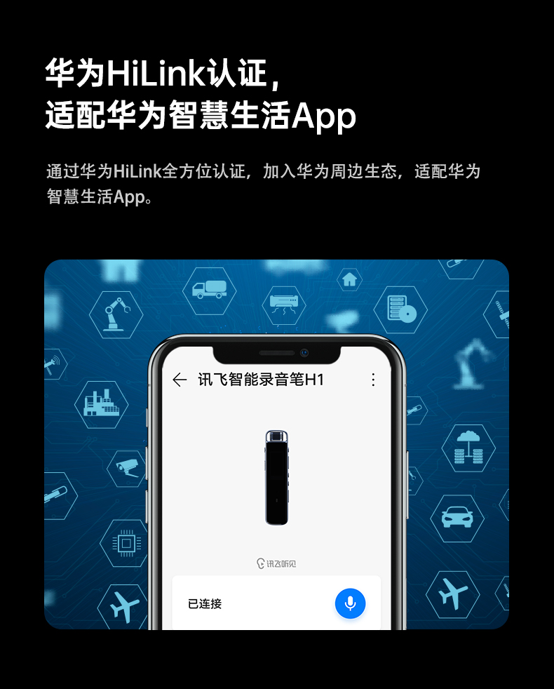 科大讯飞录音笔录音器录音机远程录音转文字