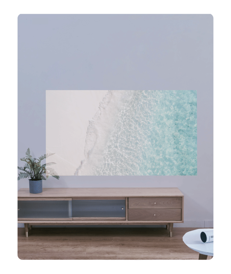 坚果 P3S投影仪 投影仪家用 投影仪办公 便携户外投影机（内置电池 可旋转机身镜头1080P 自动梯形校正）（荐）