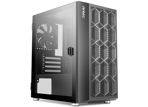 安钛克 NX200M 机箱 M-ATX 紧凑型钢化玻璃侧透小机箱支持240水冷