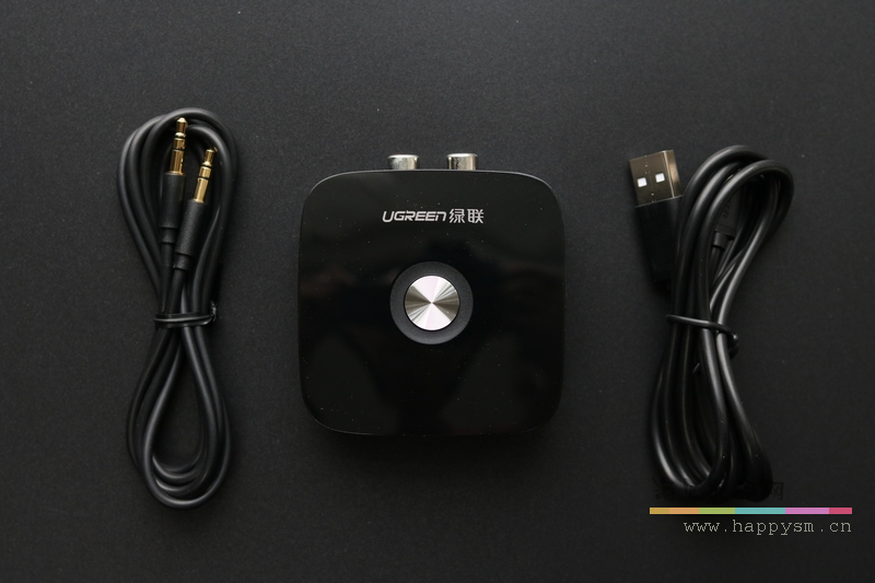 蓝牙 转 3.5mm音频母+莲花音频 转接头