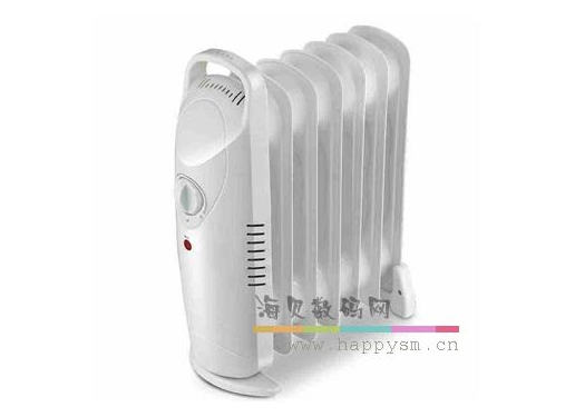 澳柯玛（AUCMA）取暖器家用电暖器电热油汀 暖气片节能省电迷你型7片浴室办公室电暖气