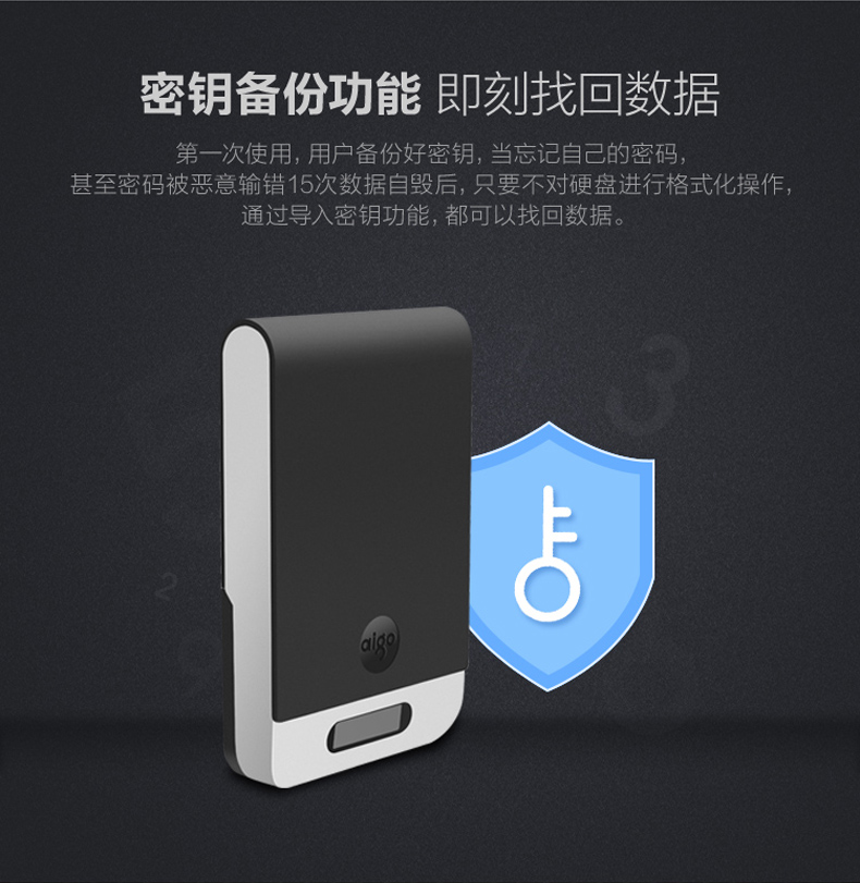 爱国者 机密王SK8671系列  加密移动硬盘