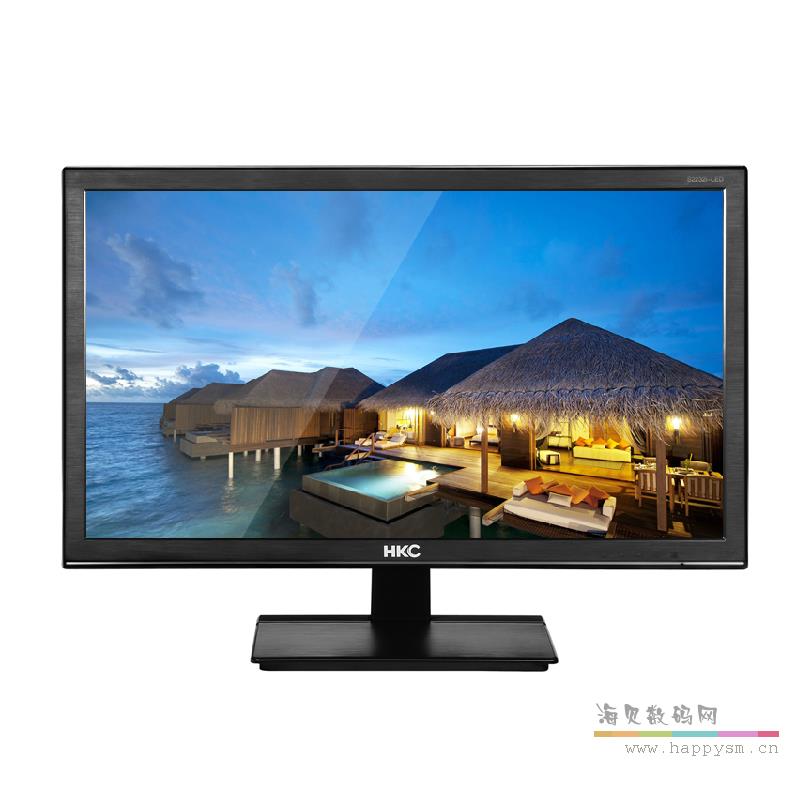 HKC S221 21.5英寸1080P背光宽屏高清LED电脑液晶显示器办公家用