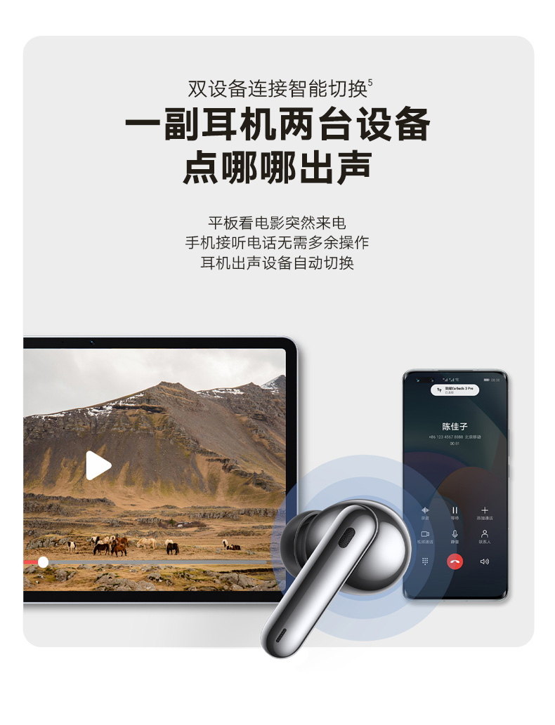 荣耀 Earbuds 3 Pro 耳机