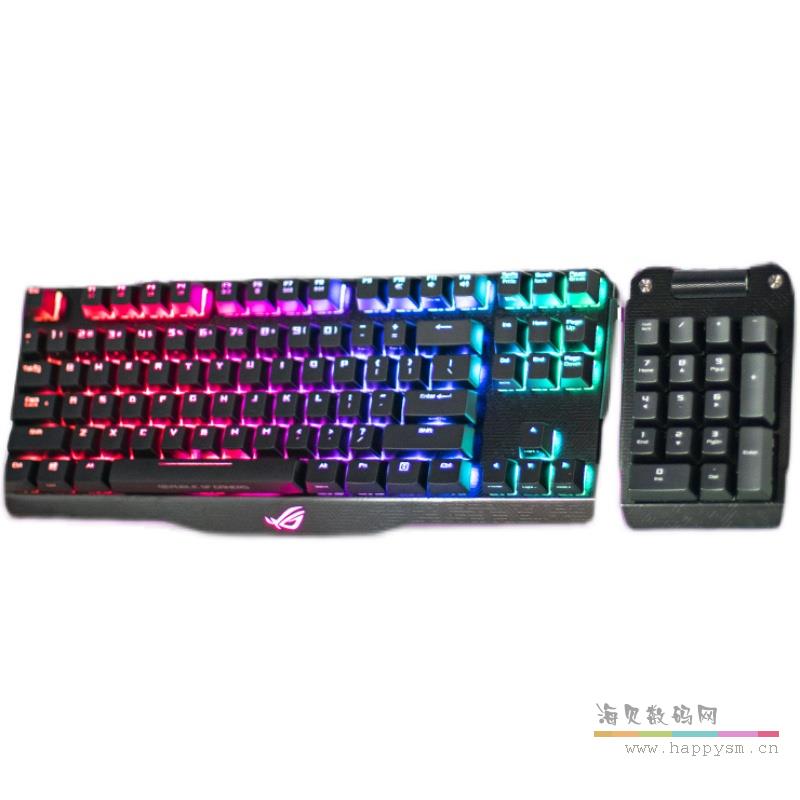 华硕 ROG 龙骑士 2代 分离式光学有线usb真机械键盘电脑电竞游戏吃鸡