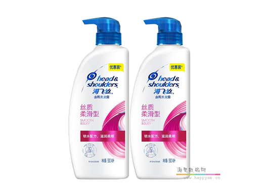 海飞丝 丝质柔滑洗发水500ML优惠装