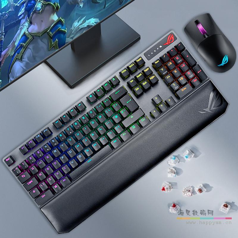 游侠NX 无线版 PBT键帽 + 月刃 无线版  山楂红轴