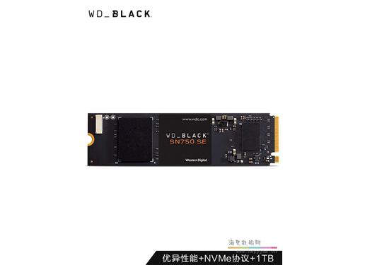 西部数据 SN770 M.2 固态硬盘 NVME PCI-E4.0 黑盘（荐）