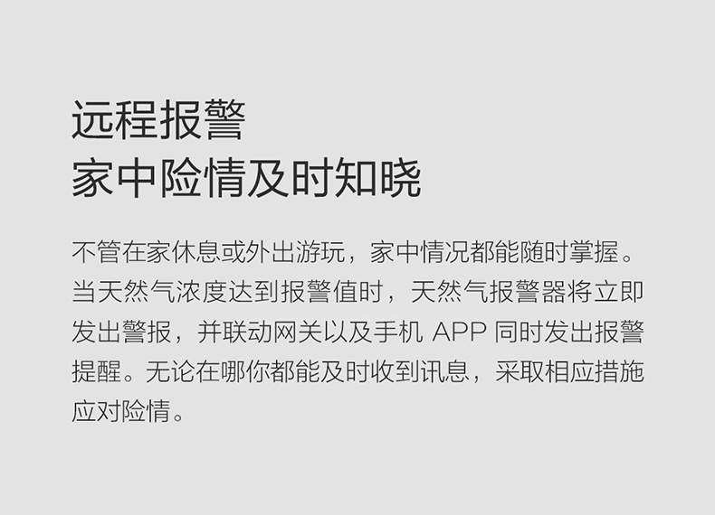 小米 天然气报警器