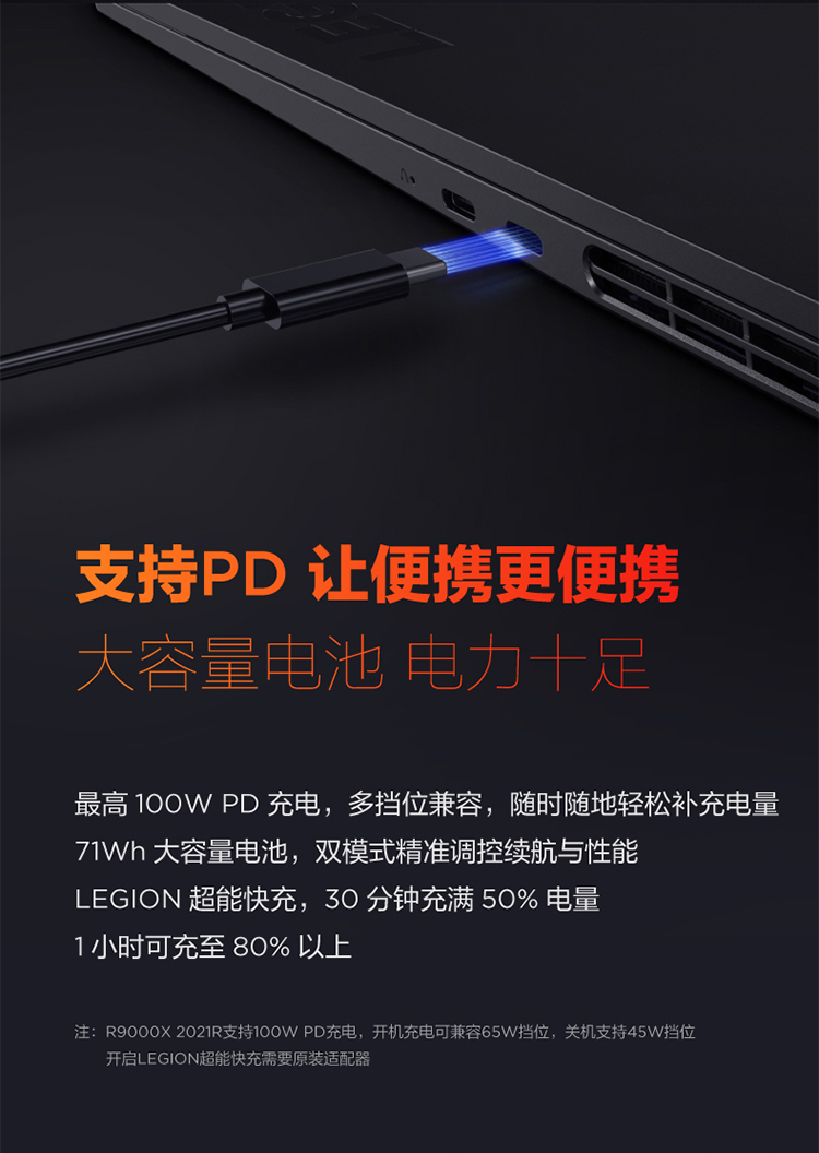 联想 拯救者 R9000X 游戏笔记本