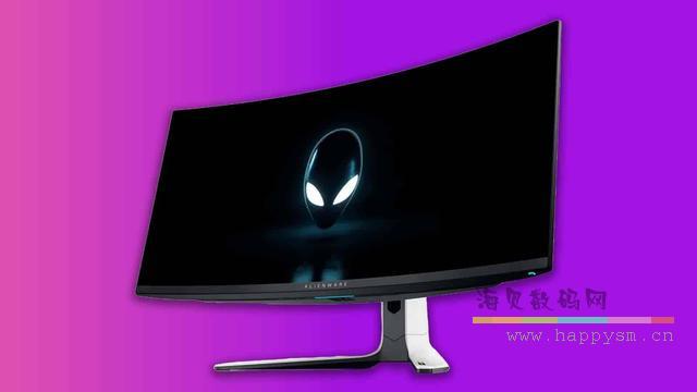 戴尔 外星人 AW3423DW 34英寸175Hz曲面屏0.1ms灰阶电竞游戏显示器  QD-OLED 电竞显示器