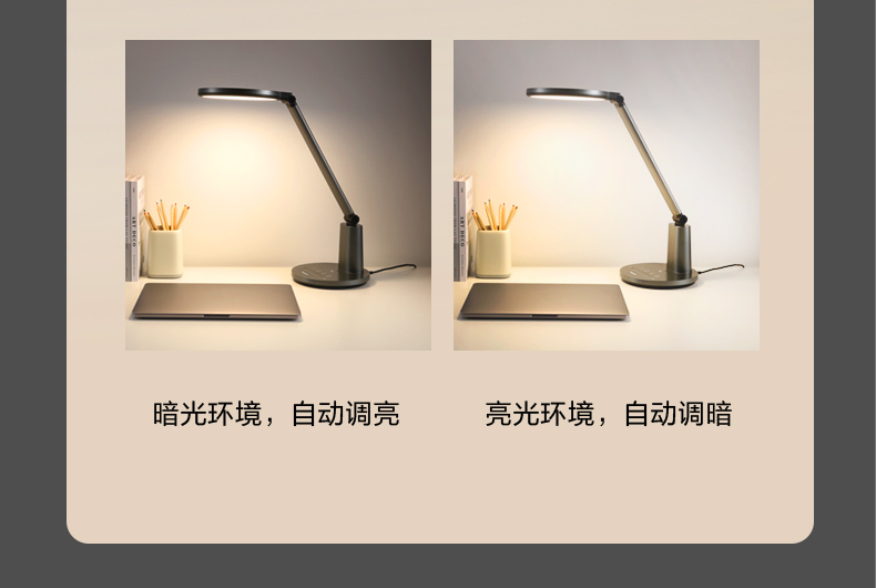 松下 台灯AA级护眼灯儿童学生学习书桌写字阅读卧室床头灯HHLT0550