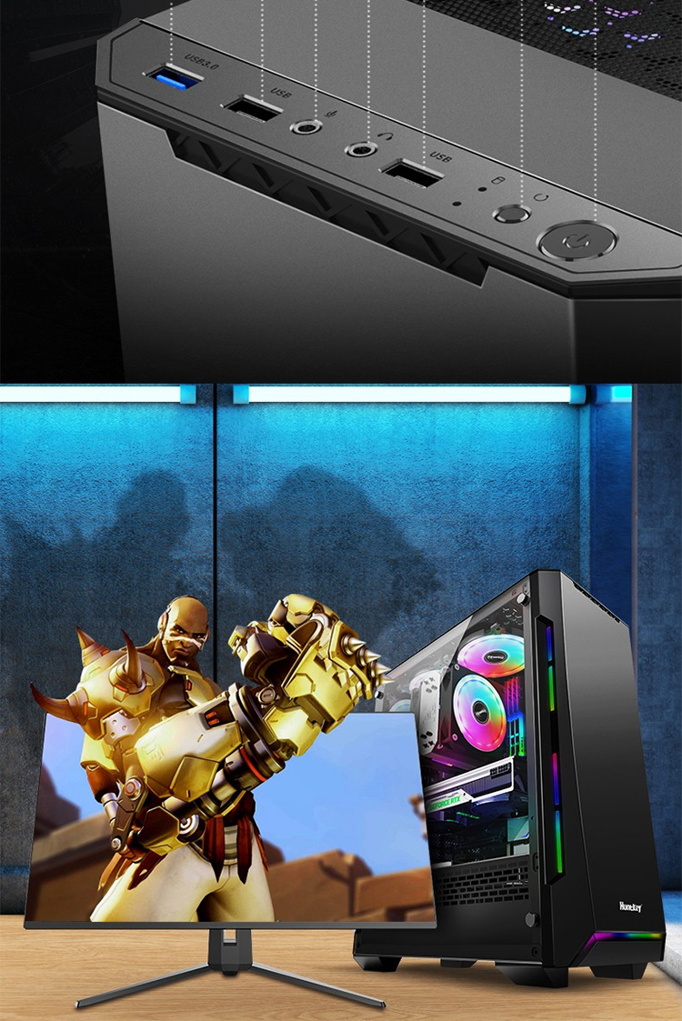 航嘉 GS420C 机箱 可以安装4铜管散热器