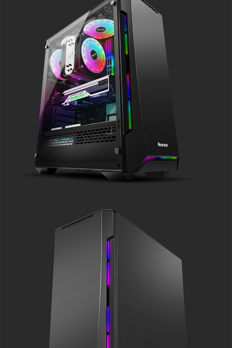 航嘉 GS420C 机箱 可以安装4铜管散热器