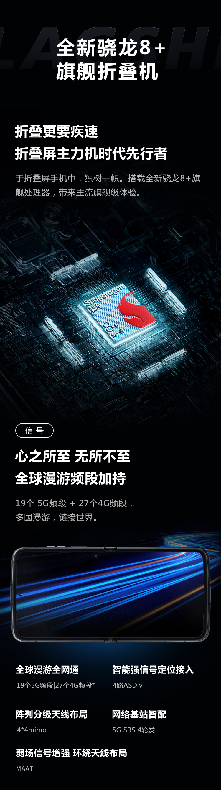 联想 moto razr 2022折叠屏刀锋智能商务手机    锋雅黑