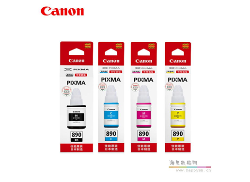 佳能打印机原装890墨水GI-890 G2800 G2810 G3800 MG2580S TS3380 G3810 G1800 G4800 G1810连供黑彩4色 1250