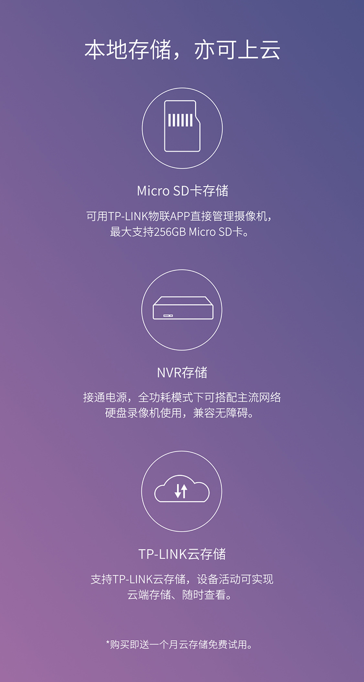 TP-LINK  TL-IPC44B 400万锂电池云台网络摄像机 监控免布线 双向语音