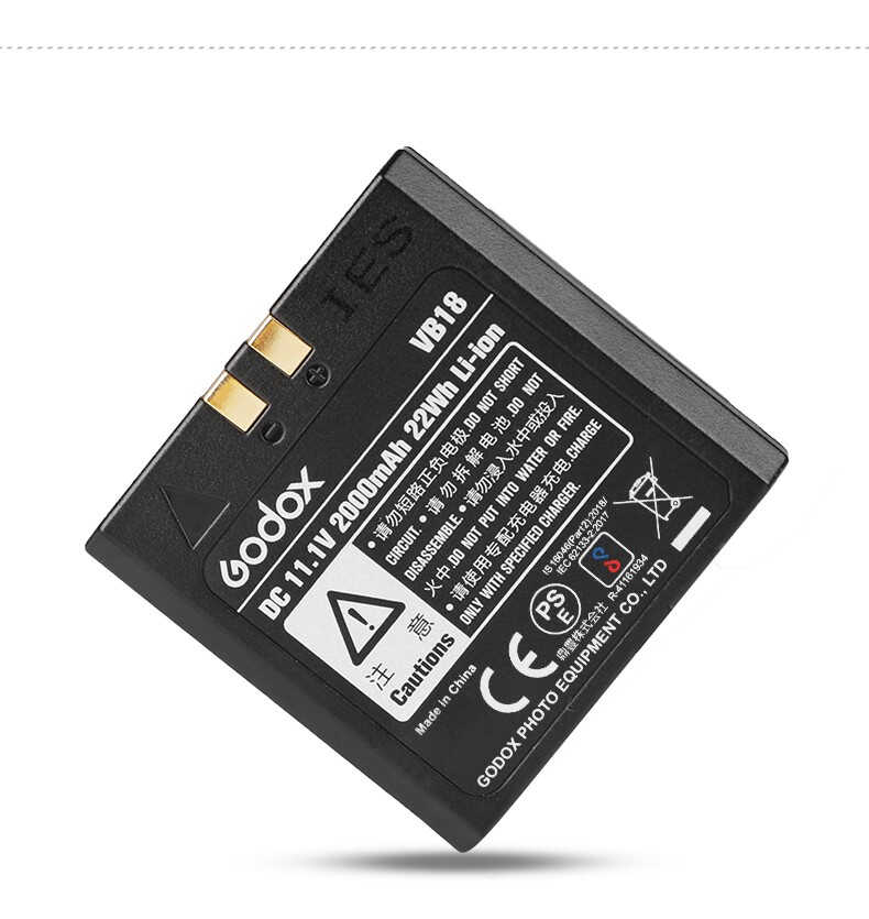 神牛（Godox）神牛VB-18闪光灯锂电池逸客V860II/V850ii热靴闪光