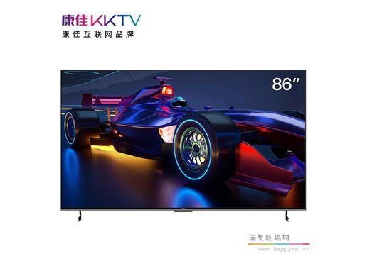 康佳 KKTV U86V9 86英寸 120Hz高刷 4+64GB 杜比视界+杜比全景声 一键投屏 巨幕大屏液晶平板游戏电视机