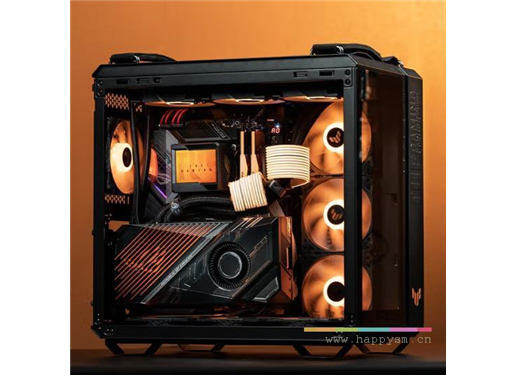 华硕 TUF GT502海景房机箱弹药库ATX侧透双仓设计