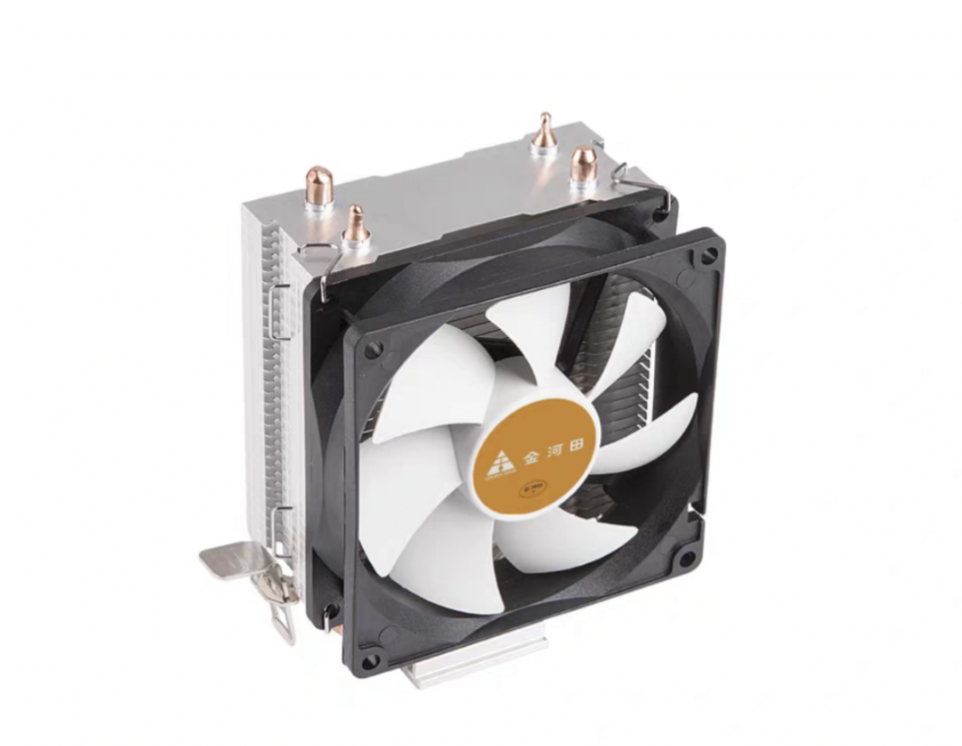 金河田 玄冰 G490 双铜管散热器 全平台cpu立式散热器风扇2管多平台