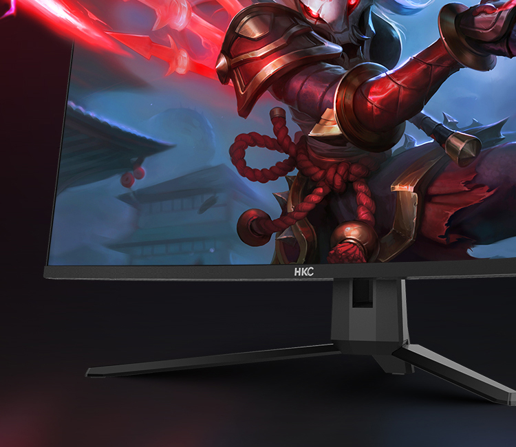 HKC C329 32英寸75HZ曲面显示器台式电脑液晶大屏幕电竞游戏办公