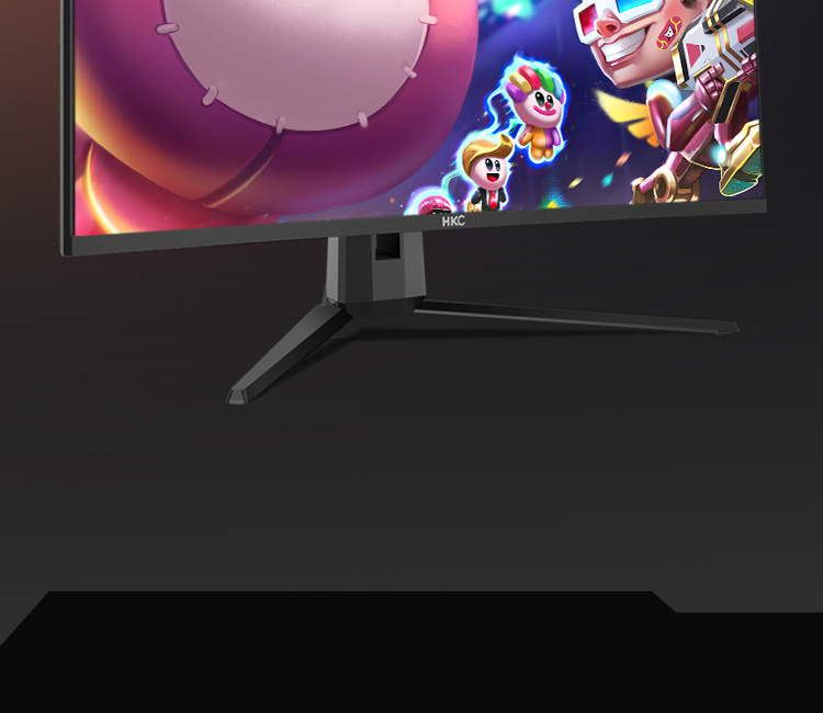 HKC C329 32英寸75HZ曲面显示器台式电脑液晶大屏幕电竞游戏办公