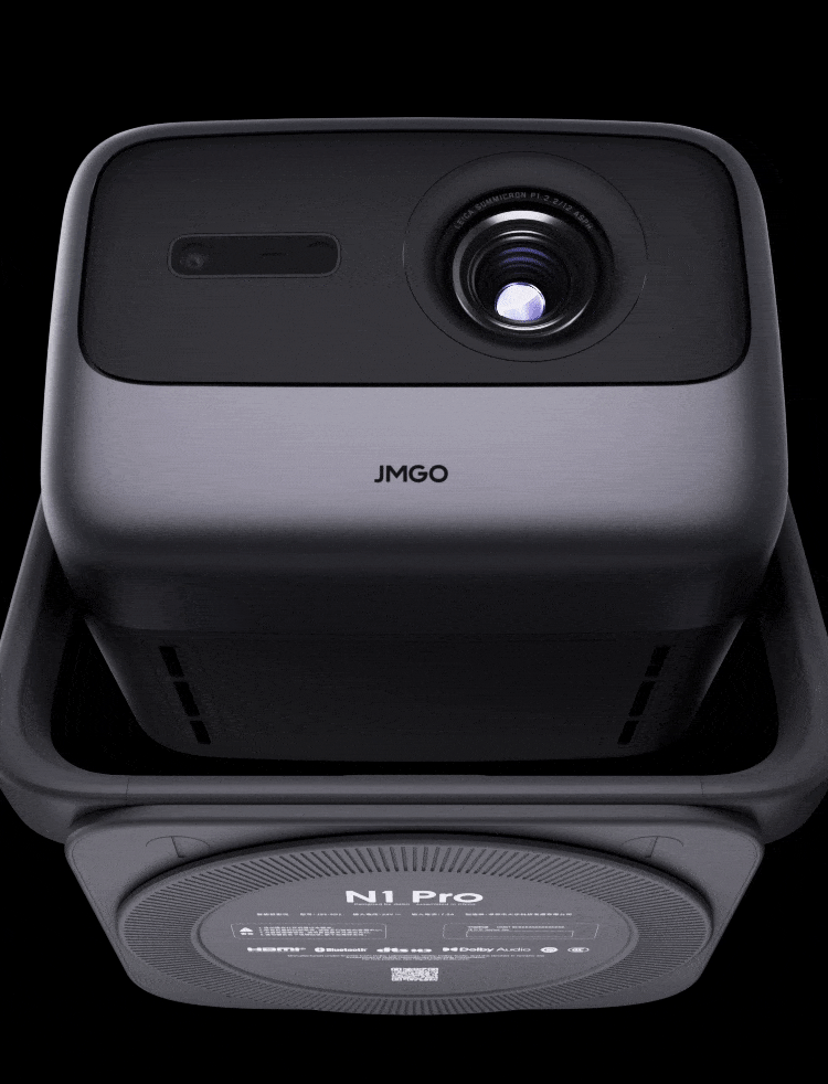 坚果 N1 Pro 三色激光云台投影仪家用1080P超高清卧室智能投影机2022新款客厅墙投巨幕家庭影院