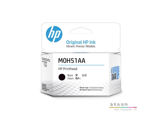 惠普 MOH51AA 黑色打印头（tank118\310\311\410）