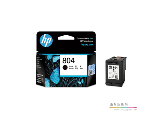 惠普 804 墨盒（ENVY6220 6222 7120 7820 7822 6230 6252 7130 7155打印机）
