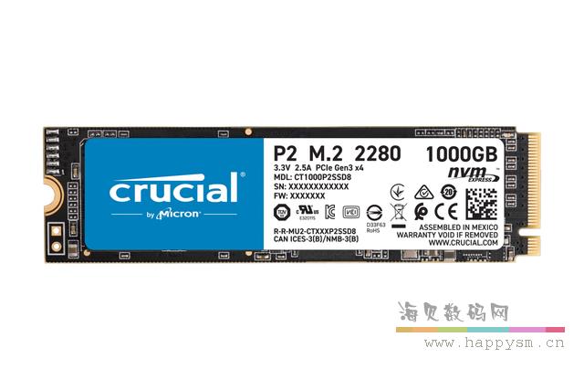 英睿达 P2 固态硬盘 M.2