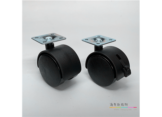 万向轮带刹车花盆架轮子置物架脚轮简易安装家具万向脚轮