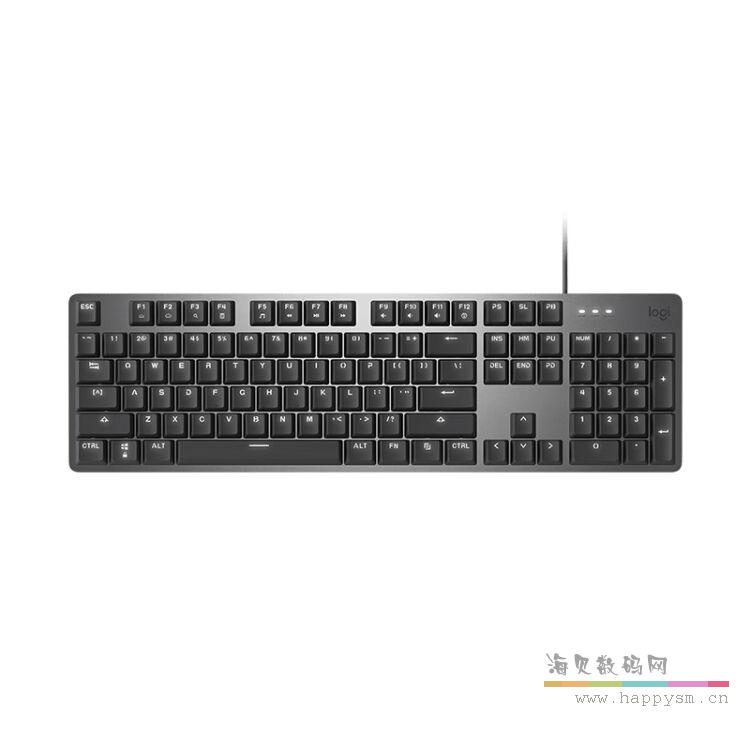 罗技 K845 背光机械键盘 电竞吃鸡游戏办公有线键盘 k840/G610升级版 TTC 青轴