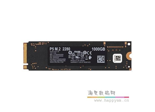 英睿达 P5 固态硬盘 PCIE4.03500M