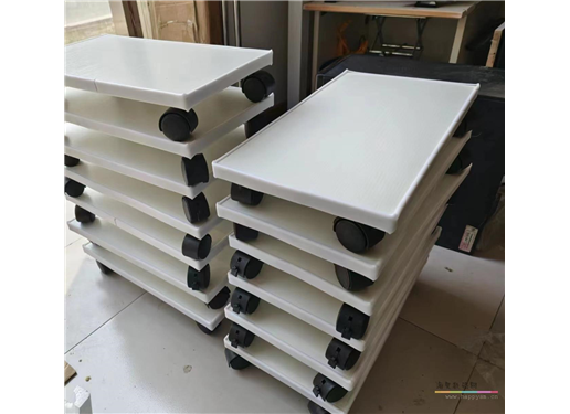 台式电脑 主机托架 移动带轮简约家用机箱底座多功能托盘滑轮多层 电脑底座