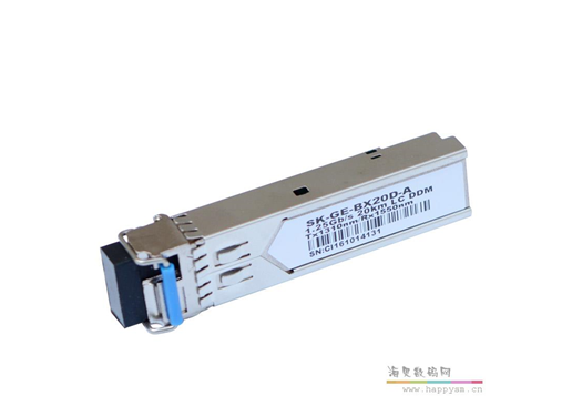 锐闪 千兆SFP光模块 单模单纤LC口 1.25G光纤模块 20KM 20公里适用于华为思科锐捷交换机