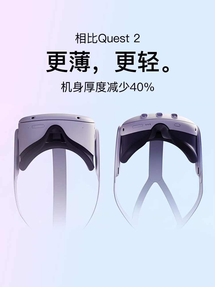 Meta Quest 3 VR眼镜4K一体机头显无线steam体感游戏3D头戴设备