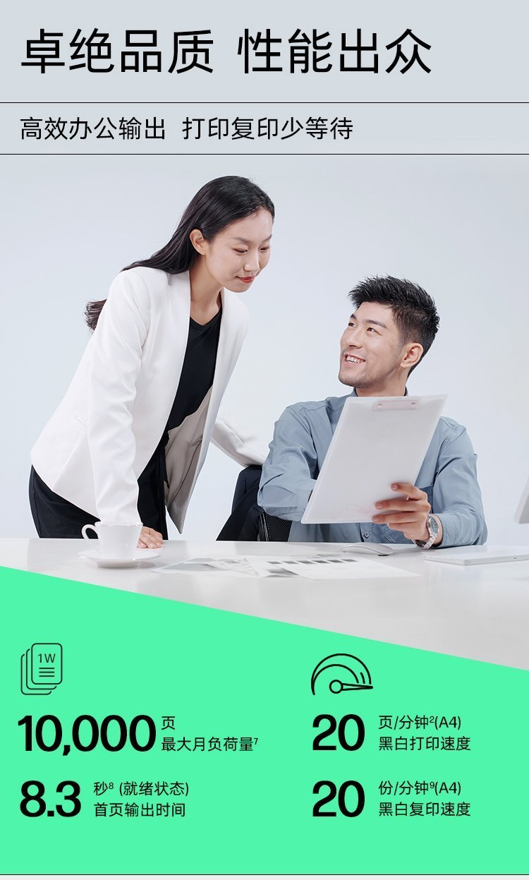 惠普 1008A/1188 黑白激光打印机/一体机